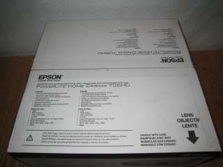 Epson PowerLite 705 HD Cinema Projector 10343874084  