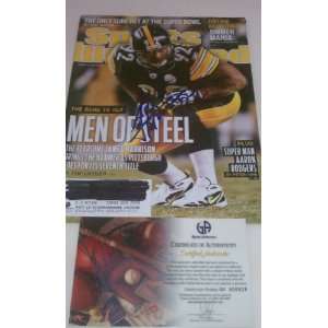 James Harrison Signed Pittsburgh Steelers Sports Illustrated SI 