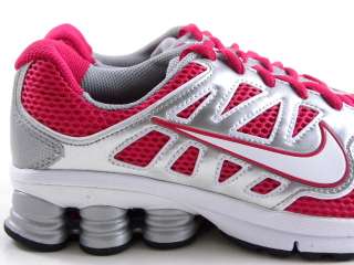   Qualify 2 Silver/Pink/White Running Trainers Fit Gym/Work Women Shoes