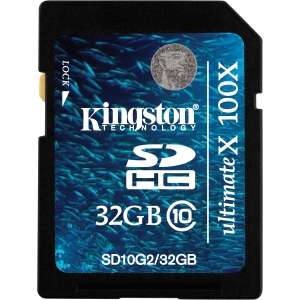 Kingston SD10G232GB 32GB SDHC Class 10 Flash Card SD10G2/32GB 