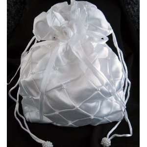  Bridal Wedding MONEY BAG Pouch Purse Bag Handbag IVORY 