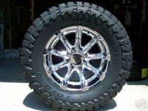 XD Badlands chrome wheels 33 Toyo Open Country MT  
