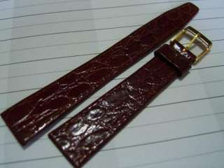 NOS 18X14 MM PHILIP WATCH BURGUNDY LEATHER BAND STRAP  