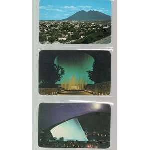  MEXICO Post Card 3 Views / Cards of Monterrey, Mexico 