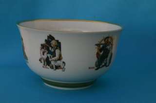 The Norman Rockwell Collector Bowl Ltd Ed Danbury Mint  