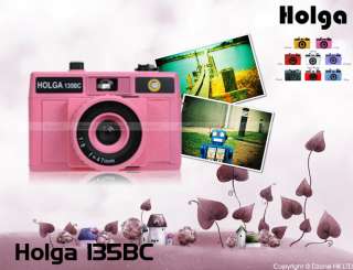 Holga 135BC 135 BC 35mm Toy Film Camera Pink Lomo#O126  