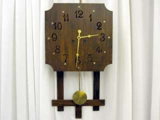 Antique Ansonia Mission Style Wall Clock Early 1900s  