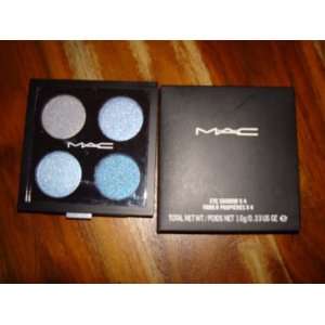  MAC 4 Quad EyeShadow Blue Gray Palette Beauty