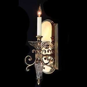  Waterford Carina Single Sconce   Gold Plated Finish