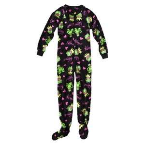   MUPPETS ~KERMIT~ JUNIOR/ADULT WOMENS FOOTED SLEEPER/WITH FEET PAJAMAS