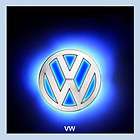 VW Satigar LED Car Decal Logo Tail Light Auto Badge Emblem Lamp Blue