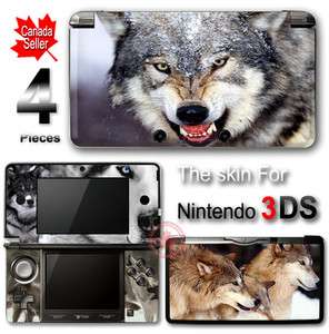 Wolf Cool Arts SKIN VINYL STICKER DECAL COVER for Nintendo 3DS  