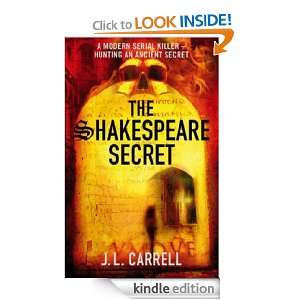 The Shakespeare Secret J L Carrell  Kindle Store