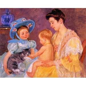  FRAMED oil paintings   Mary Stevenson Cassatt   24 x 20 