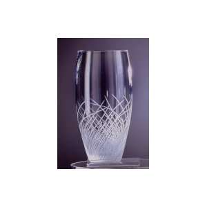    15h Large Etched Kahli Frosted Prairie Vase