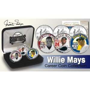   Willie Mays Hof California State Quarter 3 coin Set 