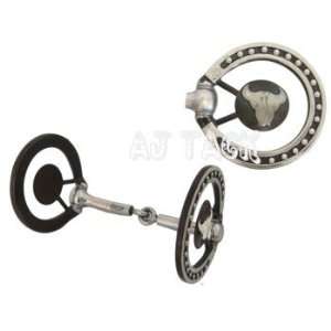    Ring Snaffle Pinchless Steer Head Show Bit