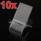 10x CLEAR HARD CASE HOLDER DISPLAY STAND MOUNT FOR IPHONE 3G S 4 G 4S 