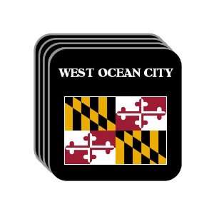 US State Flag   WEST OCEAN CITY, Maryland (MD) Set of 4 Mini Mousepad 