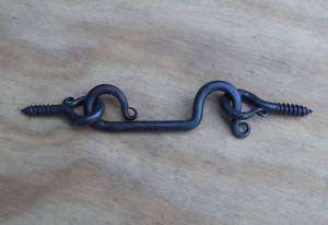 inch) HOOK and EYE Hand Forged Wrought Iron  