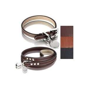   Royal Selection Dog Collars & Leashes large red brown color collar