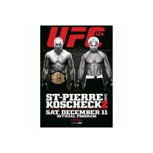  UFC 124 Official Program 