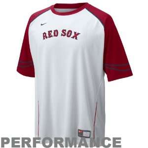  Nike Boston Red Sox White Play Off T shirt Sports 