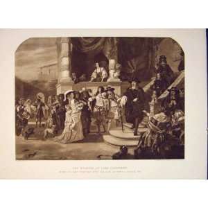   Disgrace Loard Clarendon King Whitehall Palace Print
