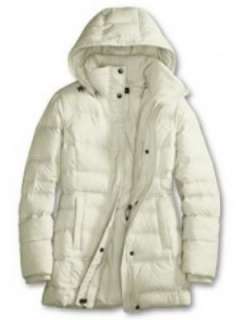   Quilted Down Parka Ivory Winter Coat Off White Ski Jacket Clothing