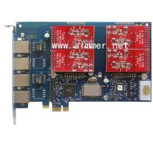   with 4fxo pci express asterisk card for elastix trixbox Electronics