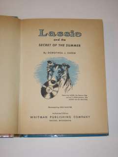 Snow LASSIE AND THE SECRET OF THE SUMMER (Whitman) HC  