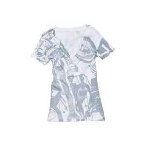  One Industries Womens Avenger T Shirt   Large/White Automotive