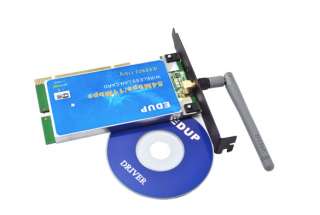 PCI Carte Réseau Sans Fil 54Mbps Wi Fi WIRELESS LAN,F81  