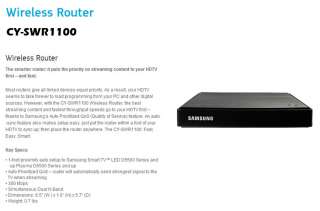 SAMSUNG CY SWR1100 Wireless Router for HDTV Smart TV  