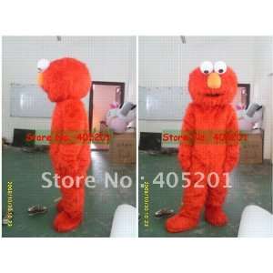   fur elmo costume sesame street cartoon mascot costume Toys & Games