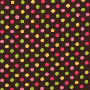 LECIEN COLOR BASIC DOT 4506 CZ Chocolate by 1/2 yard  