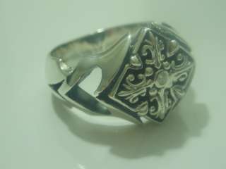 SOLID 925 STERLING SILVER CROSS RING SIZE11 *NEW*  