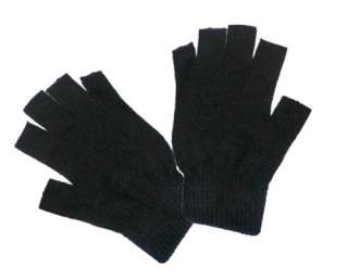 Kids Fingerless Magic Gloves Girls Winter Fashion Black Color Unisex 