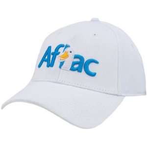  HAT CAP AFLAC DUCK INSURANCE CONSTRUCTED WHITE LIGHT BLUE 