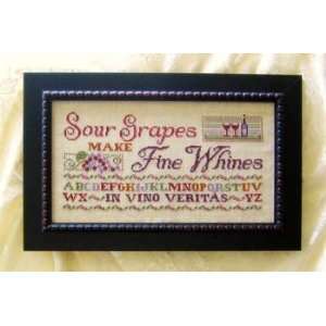  Sour Grapes Make Fine Whines   Cross Stitch Pattern Arts 