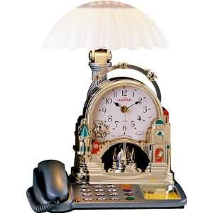  Golden Castle 3 in 1 Lamp, Phone and Motion Clock