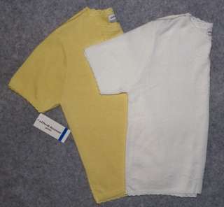 NWT ALFRED DUNNER Petite Womens Sweater Shirt Top Yellow Or White Size 