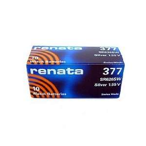  10 Renata Watch Batteries 377 (Sr626Sw)