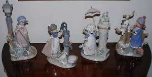 Lladro Set of All 4 Seasons figurines  