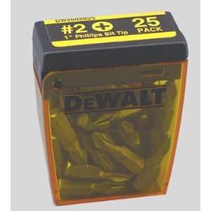  Pk/25 x 2 Dewalt Bit Tips (DW2002B25)