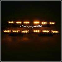 36 LED 4X9 12V Car Amber Grill Emergency Flash Strobe Light 3 Flashing 