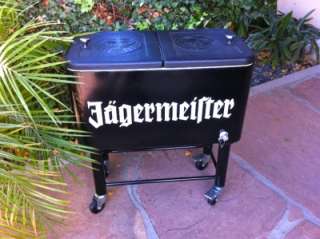 Jagermeister Jager Stand Up Beer Cooler With Wheels LOOK tap machine