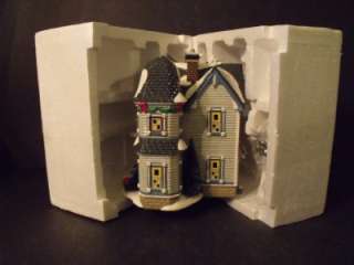 SNOW VILLAGE ELMWOOD HOUSE   #55398   VERY SMALL CHIP   USED  