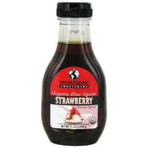 Wholesome Sweeteners, Organic Strawberry Flavored Blue Agave, 6/11.75 