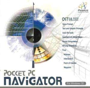 Pharos Pocket PC Navigator 2002 For Windows CE PC 4CDs  